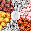 CCOZN 300 Pcs Sports Ball Beads for Jewelry Making, Sports Acrylic Beads Bulk with Box, 10mm Baseball Volleyball Basketball Soccer Football Beads Charms for DIY Crafts Bracelet view 1