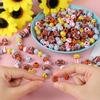 CCOZN 300 Pcs Sports Ball Beads for Jewelry Making, Sports Acrylic Beads Bulk with Box, 10mm Baseball Volleyball Basketball Soccer Football Beads Charms for DIY Crafts Bracelet view 4