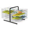 THEGA Mobile Metal Art Storage Rack - Sided Wire Drying Shelf, Steel Artwork Display Racks with 20 Wire Shelves, Classrooms Foldable Oil Painting Air Drying Rack, Sturdy Metal Art Rack view 3