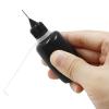 Piutouyar 30ml Plastic Bottle, 10pcs Fine Needle Tip Applicator, Black, for Crafting, Art Projects view 3