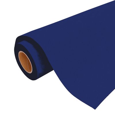 10 Yard x 20" Wide Roll Threadart Velvet Blue Heat Transfer Vinyl Film HTV | Known as Flock | Compatible w/Venture Explore Maker Silhouette Cameo, & Large Format Cutters