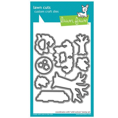 Lawn Fawn LF3220 Wild Wolves Lawn Cuts Dies