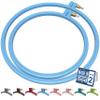 Maker Susan Plastic Embroidery Hoop, Hello Series Cross Stitch Hoops for Beginners, Punch Needle Hoop, Embroidery Frames for Sewing, Needlework, Embroidery Projects (Blue, 2 Pcs Set) view 1