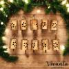 10 Pcs Vintage Hanging Bells Small Christmas Bells for Decoration, Rustic Gold Jingle Bells for Craft, Farmhouse Bell Ornaments, Witch & Cow Bells for Home Decor, Wind Chime, Door Knob, Wall Decor view 4
