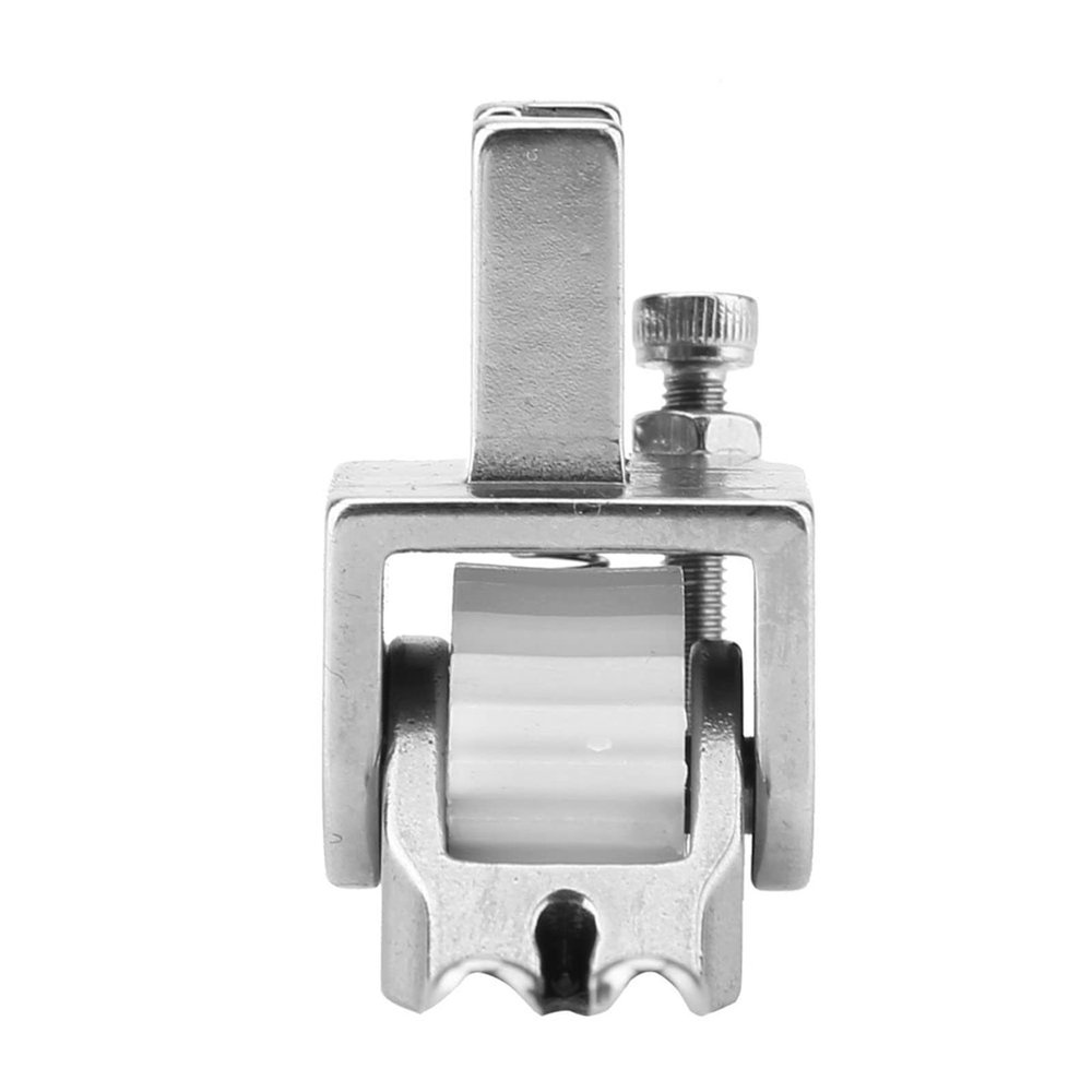 Roller Presser Foot with Pressure Adjustment for Sewing Machine, for Thick Fabric, Multiple Layers Sewing (Nylon Wheel Presser Foot)
