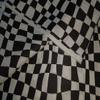 100% Cotton Twill Fabric Black and White Plaids 58" Wide view 4