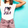 HTV4U Puff American Themed Patterned Heat Transfer Vinyl (Patriotic Mermaid, 20" x 5 Yards) - 3D Printed Iron on Vinyl, Heat Press Transfer Paper, Art Film for T-Shirt, Fabric, DIY Craft view 3