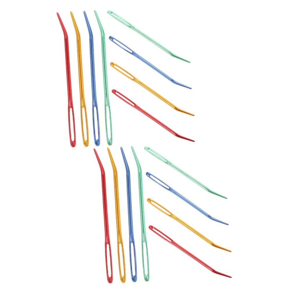ABOOFAN 16pcs Yarn Needles Wear-Resistant Needles for Darning Sewing and Knitting Crafts for Projects and Home Use