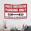 Bar Accessories for Man Cave Private Investigator Parking Only Tapestry Tapestry Aesthetic Man Cave Rules (Size : 75X100CM) view 2