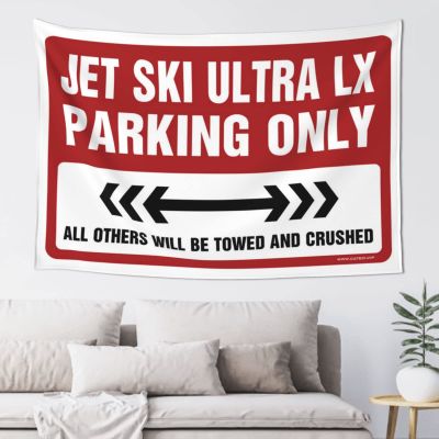 Men Cave Decor Jet Ski Ultra Lx Parking Only Tapestry Large Tapestry Room Accessories for Teen Boys (Size : 100X150CM)