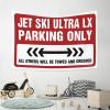 Men Cave Decor Jet Ski Ultra Lx Parking Only Tapestry Large Tapestry Room Accessories for Teen Boys (Size : 100X150CM) view 4