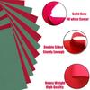 Baisunt 20 Sheets Red and Dark Green Cardstock Christmas Theme Thick Blank Craft Paper for DIY Art Project, Scrapbook, Cards and Invitations Making(8.5 x 11 Inches) view 3