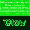 4PCS Glow in The Dark Yarn,4mm Crochet Yarn,Yellow Yarn,for All Kinds of Clothes, Socks, Sweaters, Gloves, Shawls, Scarves, Etc. view 4