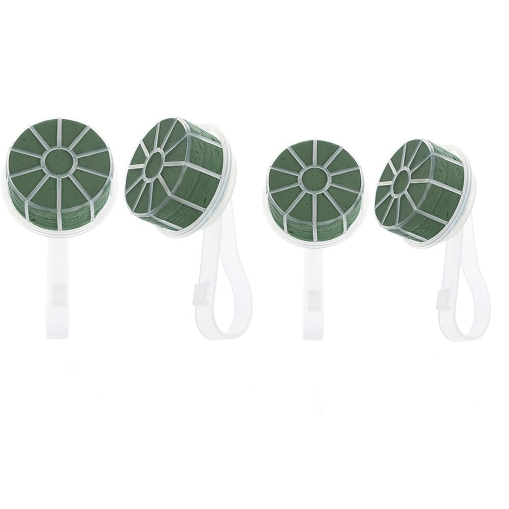 GANAZONO Wedding Bouquet Holder 4 Pack with Foam Floral Handles 7.28X3.93X5.51In Bridal Bouquet Holders for DIY Floral Crafts and Wedding Flower Arrangement Support