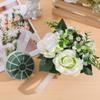 GANAZONO Wedding Bouquet Holder 4 Pack with Foam Floral Handles 7.28X3.93X5.51In Bridal Bouquet Holders for DIY Floral Crafts and Wedding Flower Arrangement Support view 4