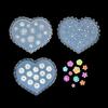 Exquisite Floral and Bow Nail Art Mold Set Nail Carving Mold Resin Casting Mold 3D Depth, Multiple Designs, Suitable for Epoxy Resin UV Resin Polymer Clay (Pack 3) view 1