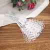 100Pcs String Pearls Sticks, Artificial Pearls String Beads for Wedding Bridal Bouquet Pearls Sticks Beading on Wire Stems for DIY Garland Bridal Wedding Pearl Bouquet Accessories for Wedding(White) view 3
