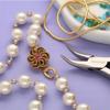 The Beadsmith French Wire Silver Color Size Fine (.7mm Diameter) 14 Inches, Bullion, Gimp Use to Conceal Beading Wire Next to Crimps and Clasps view 2