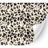 HTV4U Puff Animal Patterned Heat Transfer Vinyl (Leopard Off White, 12" x 3 Yards) - 3D Iron on Vinyl Paper, Graphic Design Printed Patterns for Special Event view 1