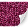 HTV4U Puff Animal Patterned Heat Transfer Vinyl (Leopard Pink, 20" x 1 Yard) - 3D Iron on Vinyl, Heat Press Printed Patterns for T-Shirt, Hat, DIY Craft Projects view 1