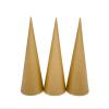 AllStellar Paper Mache Cones Open Bottom 12.2x4.5 in. Set of 3 (Medium Plus) - For DIY Art Projects, Crafts and Decorations! view 1