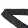 BEL AVENIR Tassel Fringe Trim 6.8 Yard x 2 Inches Sewing Fringe Trim with Blue Ribbon DIY Decoration for Clothes and Home Accessories (Black, 6.8 Yard x 2 Inches) view 2