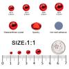Meibite Hotfix Rhinestones Bulk, 14400PCS Lt.siam Hot Fix Rhinestones for Clothes DIY Decoration Crafts, Lt.siam, SS20, 4.6-4.8mm view 2