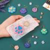 Magibeads 5Pcs Paw Print Silicone Molds Cute Cat Head Dog Resin Mold Pet Paw Footprint Resin Casting Molds for Crafts DIY Dog Collar Earring Keychain UV Epoxy Resin Jewelry Making Supplies view 2