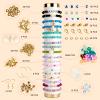 JQEEYGV 5500pcs Clay Beads Bracelet Making Kit 24 Colors Flat Preppy Beads for Friendship Bracelet kit with Letter Beads Jewelry Making Set for Beginners Gifts for Girls Ages 6-12 view 2