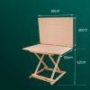 SHYP Art Sketching Still Life Table, Artists Painting Table, Portable Sturdy Foldable Beechwood Desktop Drawing Easel Plaster Statue Placement Table for School Art Studio (Size : 60x80cm) view 2