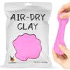 Cutedeer Pink Air Dry Clay, 1.1lb Foam Modeling Clay, Soft Squishy Molding for Kids Adults, Arts & Crafts Project Slime Supplies(1.1lb - 1 Pack, Pink) view 1