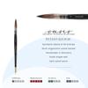 New York Central Oasis Synthetic Brush - French Quill #8 - Handmade in Germany, Professional Watercolor Brushes with Ergonomic Handle, Soft, Absorbent Bristles for Artists view 2