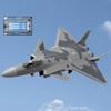 Aolly Diecast 1/100 Scale J-20 Fighter Model Jet Airplane Model Die-Cast Model Plane for Collection Festival Gift with Stand Home Ornaments view 2