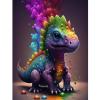DIY Diamond Painting Kits for Adults, Good Little Dinosaur Round Full Drill 5D DIY Diamond Painting Art Kits for Home Decoration and Room Wall Decor 18x25 inch view 1