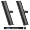 Rockville Amp Bundle with (2) JBL COL800-BK 32" Black 70V Commercial Column Wall Mount Array Speakers (3 Items) view 1
