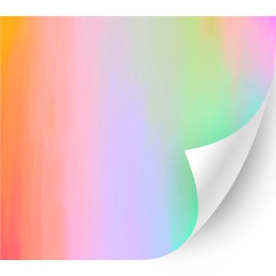 HTV4U Puff Ombre Heat Transfer Vinyl (4A, 12" x 1 Yard) - Patterned 3D Printed Iron on Vinyl, Heat Press Transfer Green Paper for T- Patterned 3Dshirt