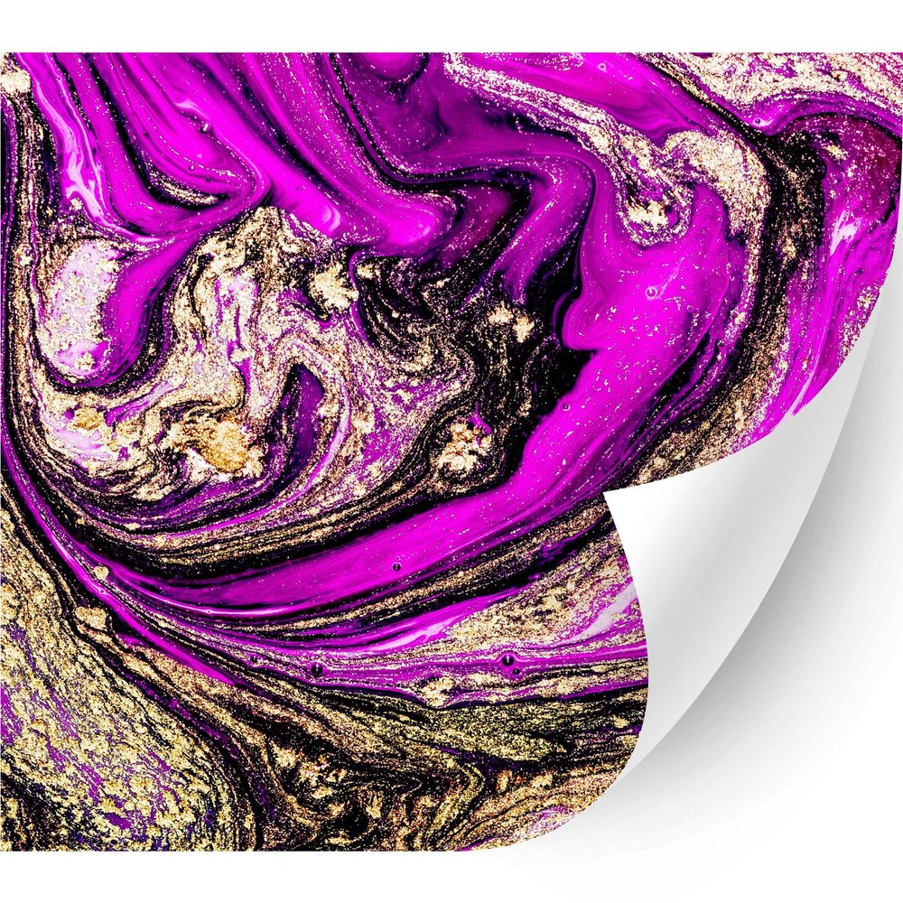 HTV4U Puff Ombre Heat Transfer Vinyl (Pink Gold Paint, 12" x 1 Yard) - Patterned 3D Gradient Tie Dye Look Printed Patterned Heat Press, Graphic Design