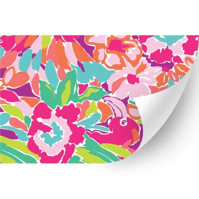 HTV4U Puff Floral Heat Transfer Vinyl (Flamingos, 20" x 3 Yards) - Patterned 3D Iron on Vinyl, Heat Press Transfer Paper for T-Shirt, DIY Craft Projects