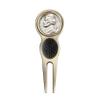 US 1957 Jefferson Nickel 5 Cent BU Uncirculated Coin Magnetic Golf Ball Marker Divot Tool NEW Birth Year Anniversary view 1