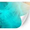 HTV4U Puff Ombre Heat Transfer Vinyl (Turquoise Feather, 12" x 12") - Patterned 3D Printed Patterned Heat Press Transfer Paper, Iron on Vinyl, Graphic Design for T- Patterned 3Dshirt view 1