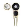 US 2010 Jefferson Nickel 5 Cent BU Uncirculated Coin Magnetic Golf Ball Marker Divot Tool NEW Birth Year Anniversary view 2
