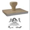 Hampton Studios Fall Fairy Dancing Doll Rubber Stamp, 4 X 3 Wood Stamp view 1