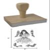 Hampton Studios Fall Fairy Dancing Doll Rubber Stamp, 4 X 3 Wood Stamp view 4
