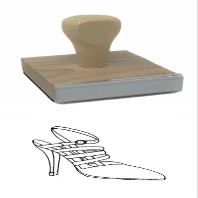 Hampton Studios Snappy Straps Sm Rubber Stamp, 2 X 2 Wood Stamp