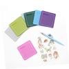 EXCEART 3pcs Pvc Cutting Pad Plate Mint Green Sewing Machine Double-sided Markings for Crafting and Projects Pvc Material view 3