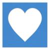 10x10 Mat Bevel Cut for 6x6 Photos - Precut Bay Blue Heart Shaped Photo Mat Board Opening - Acid Free Matte to Protect Your Pictures - Bevel Cut for Family Photos, Pack of 1 Matboard Show Kit With view 3