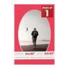 24x36 Mat Bevel Cut for 20x30 Photos - Precut Cardinal Red Oval Shaped Photo Mat Board Opening - Acid Free Matte to Protect Your Pictures - Bevel Cut for Family Photos, Pack of 1 Matboard Show Kit view 1