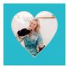 11x11 Mat Bevel Cut for 7x7 Photos - Precut Aquamarine Blue Heart Shaped Photo Mat Board Opening - Acid Free Matte to Protect Your Pictures - Bevel Cut for Family Photos, Pack of 1 Matboard Show Kit view 4