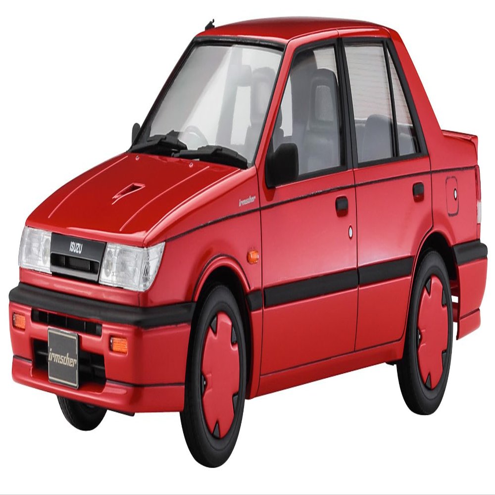 Hasegawa 20664 1/24 Isuzu Gemini (JT150) Irmshire Turbo Red Color Plastic Model