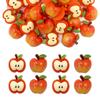 LOPURO Resin Flatback Beads Charms, 50Pcs Resin Fruit Apple Flatback Charms for DIY Phone Case Scrapbooking Embellishment Crafts Making Hair Clip Headband Jewelry Decor view 1